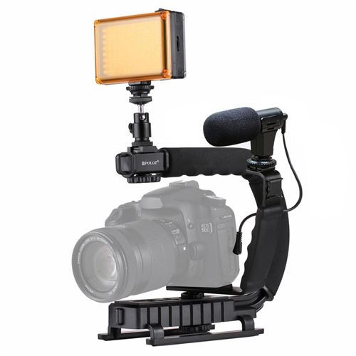 Puluz U / C Forme Portatif Dv Support Led Stabilisateur Studio Light Vidéo MK4167