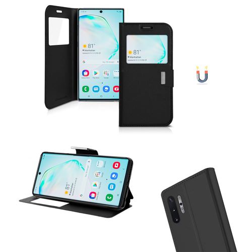 Etui Folio avec Fenêtre d'affichage pour Samsung Galaxy NOTE 10 PLUS (NOTE 10+)