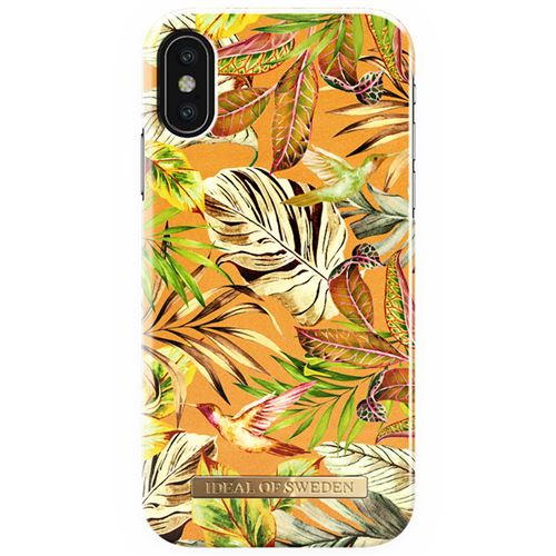 IDEAL Fashion Case S/S19 - Achterzijde behuizing voor mobiele telefoon - plastic - mango jungle - voor Apple iPhone X, XS