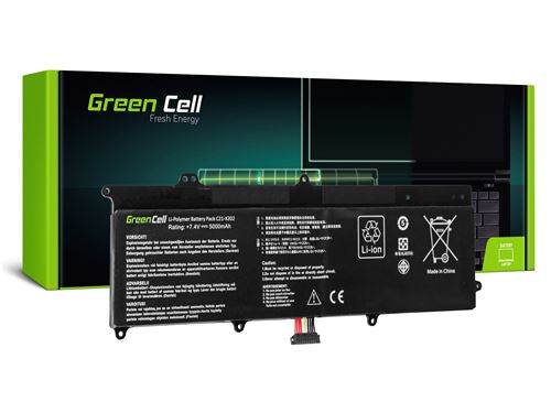 Green Cell ®Batterie pour Ordinateur C21-X202 Asus X201E F201E VivoBook F202E Q200E S200E X202E