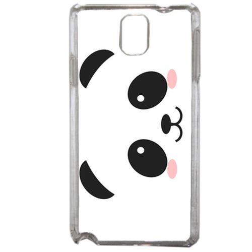 Coque Panda Compatible Samsung Galaxy Note3 Transparent