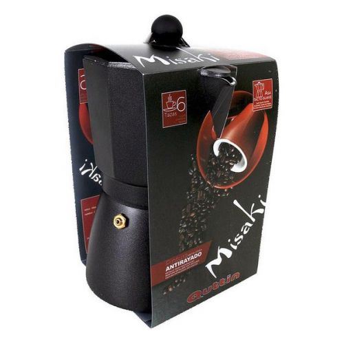 Cafetière Italienne Quttin Misaki (6 Tasses) Noir