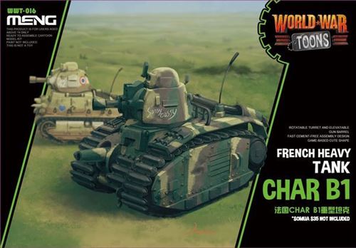 French Heavy Tank Char B1 (cartoon Model) - Meng-model