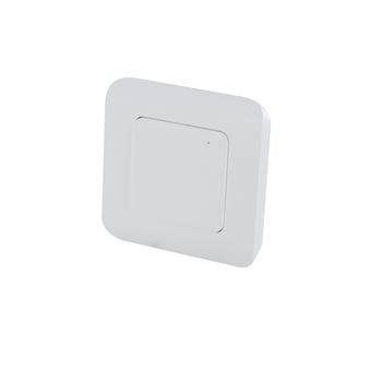 DiO Connected Home - Interrupteur sans fil simple On/Off - IP20 - 50m de portée - Blanc - DiO - 1