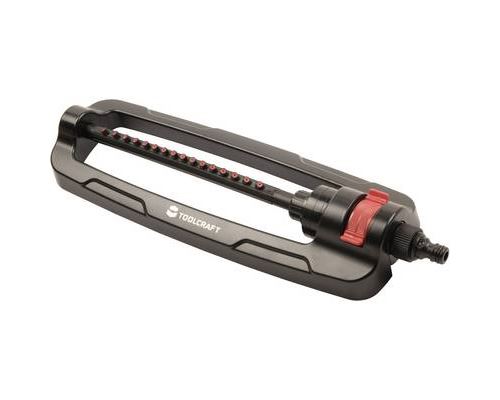 TOOLCRAFT TO-4848702 Arroseur oscillant 336 m&sup2; noir, orange