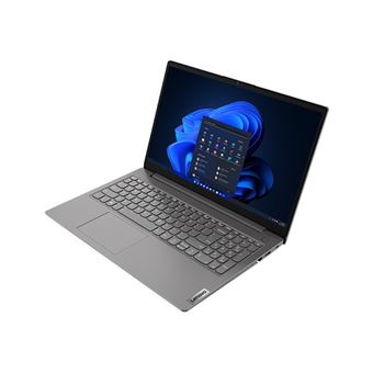 Lenovo V15 G3 IAP 82TT - Conception de charnière à 180 degrés - Intel Core i3 1215U / 1.2 GHz - Win 11 Home - UHD Graphics - 8 Go RAM - 512 Go SSD NVMe - 15.6" TN 1920 x 1080 (Full HD) - Wi-Fi 5 - noir business - clavier : Suisse