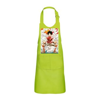 Delantal De Cocina One Piece Luffy - Manga Especial Para Barbacoa Y Fiestas Temáticas