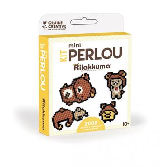 Kit Graine Créative mini perlou rilakkuma