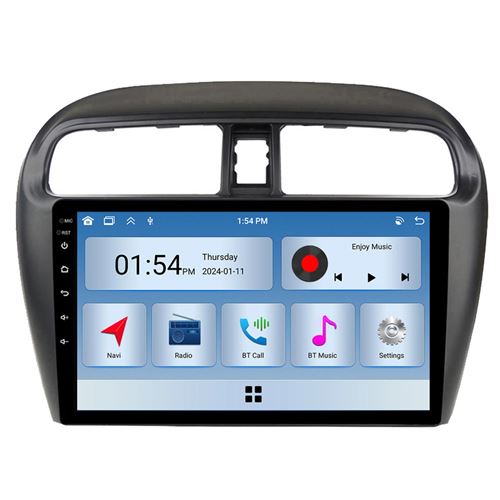 Autoradio RoverOne® Bluetooth CarPlay 2 Din 6Go RAM 128Go ROM pour Mitsubishi Mirage 6 2012-2018