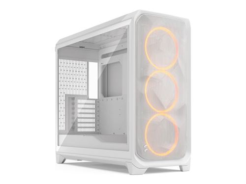 Fractal Design Blanc Meshify 3 Xl - Ft - Atx Étendu - Panneau Latéral Fenêtré (Verre Trempé) - Pas D'alimentation (Atx) - Tg Teinte Foncée - Usb/Audio - Image 3