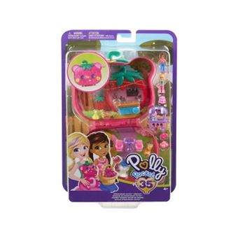 Polly Pocket-Panda Bubble Tea-Coffret avec 2 mini-figurines et panda HWN95 Polly Pocket-Panda Bubble Tea-Coffret avec 2 mini-figurines et panda HWN95