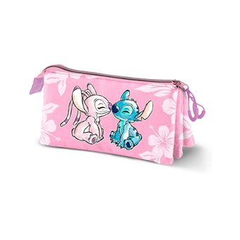 Trousse Triple Stitch - Pour école - 3 Compartiments - Léger Et Résistant - 22x12x3 Cm