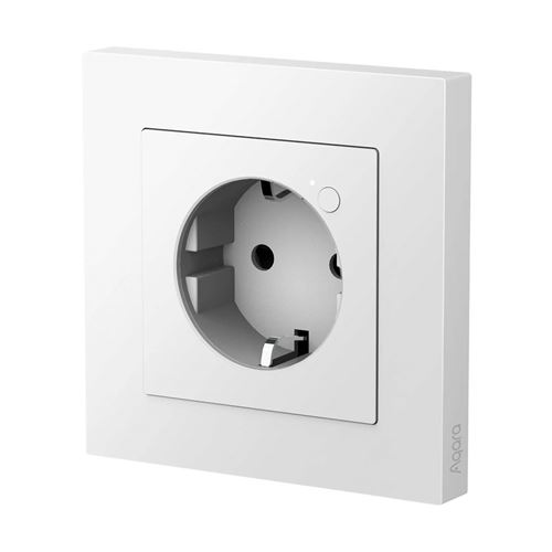 Prise Murale Connectée H2 Eu Compatible Zigbee 3.0 Aqara Blanc
