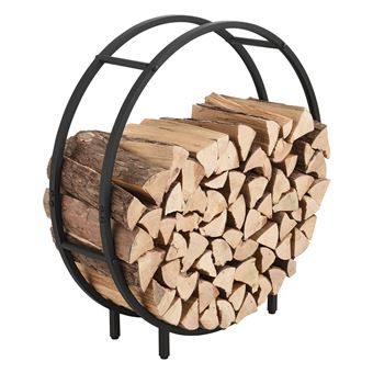 Porte bûche intérieur Support de bois de chauffage Étagère à Bois de  cheminée pour la cheminée
