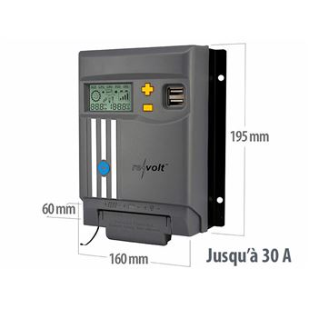 20A-Régulateur De Charge Mppt Pour Panneaux Solaires, 12v-24v-48v, Pour Batteries Au Lithium, Au 20A-Régulateur De Charge Mppt Pour Panneaux Solaires, 12v-24v-48v, Pour Batteries Au Lithium, Au