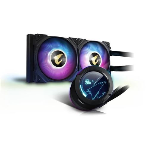 Non Communiqué Aorus Waterforce X 240 - Système De Refroidissement Liquide De Processeur - (Pour : Lga2066, Lga2011, Lga1366, Lga1150, Lga1151, Lga1155, Lga1156, Tr4, Am4, Strx4, Lga1200) - Aluminium Avec Embase En Cuivre - 120 Mm