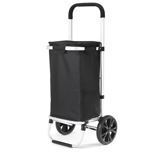 Poussette de marché 2 roues 42l noir Kitchen Chef easypouss max