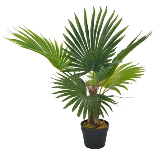 Vidaxl plante artificielle avec pot palmier vert 70 cm 280192