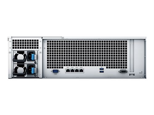 Synology RackStation RS2821RP+ - Serveur NAS - 16 Baies - rack-montable - SATA 6Gb/s - RAID 0 1 5 6 10 JBOD - RAM 4 Go - Gigabit Ethernet - iSCSI support - 3U