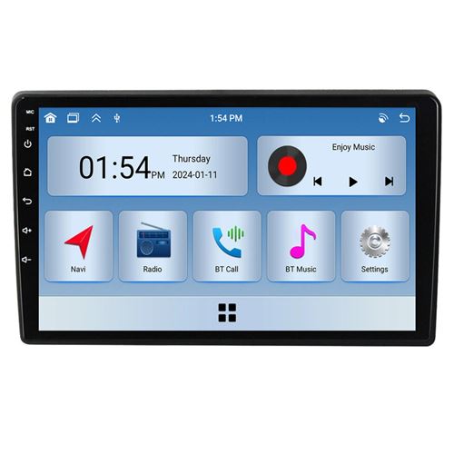Autoradio RoverOne® Bluetooth CarPlay 2 Din 6Go RAM 128Go ROM pour Hyundai i40 2011-2019
