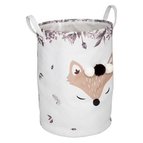 Non Communiqué Blanc Atmosphera For Kids - Panier De Rangement Enfant "Renard" 50Cm