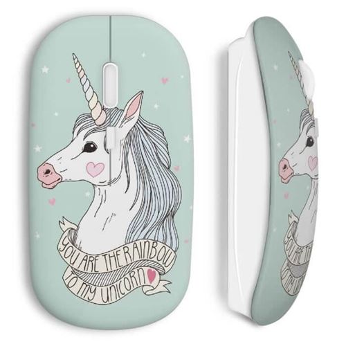 Souris Sans Fil Cute Unicorn Licorne Maniacase
