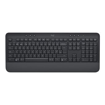 Logitech Signature K650 - Clavier - sans fil - Bluetooth 5.1 - QWERTZ - Suédois - graphite