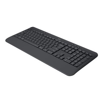 Logitech Signature K650 - Clavier - sans fil - Bluetooth 5.1 - QWERTZ - Suédois - graphite