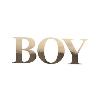 sticker lettres boy autocollant 15cm or - artifetes 91544 - Article et ...