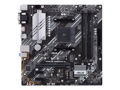 Non Communiqué Asus Prime B550m-A - Carte-Mère - Micro Atx - Socket Am4 - Amd B550 Chipset - Usb 3.2 Gen 1, Usb 3.2 Gen 2 - Gigabit Lan - Carte Graphique Embarquée (Unité Centrale Requise) - Audio Hd (8 Canaux)