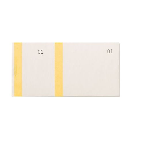Carnet de 100 tickets vendeur - Lot de 20 - Jaune - Exacompta