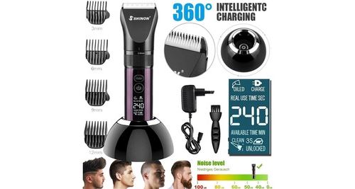 Tondeuse à cheveux hommes électrique professionnel