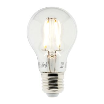 Zenitech - Ampoule déco filaments LED E27 4W - Blanc chaud - 470lm 2700K - 1