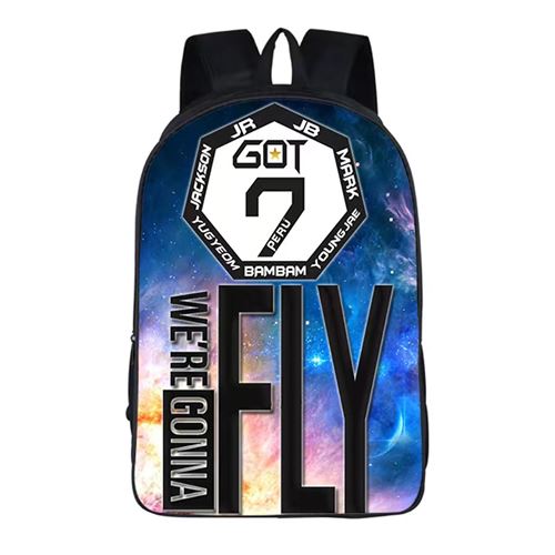 Sac à Dos BTS bangtan Boys pour Garçon et Filles (SD1442) 29*12.5*42 cm Noir/Bleu