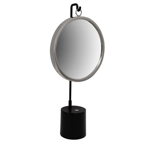 Paris Prix Noir Miroir Rond Sur Pied - Image 2