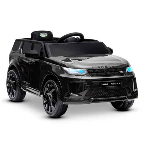 Play4fun Voiture SUV &eacute;lectrique Land Rover Discovery noire - 108x65x51 cm T.U