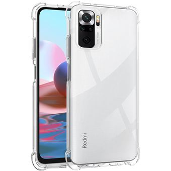 Coque Silicone TPU Anti-choc Pour Xiaomi Redmi 10 - Transparente, Angles Renforcés - Neuf