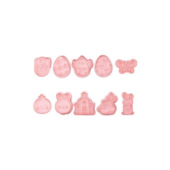 Set de 8 pièces Moules à Pâtisserie Pâques（style#B） - 1