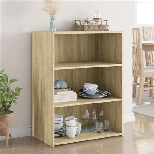 Vidaxl Buffet Chêne Sonoma 70X41x93 Cm - Image 3