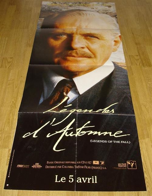Affiche de Cinéma Originale - Légendes d'Automne - 1994 - Anthony Hopkins - 60x160cm