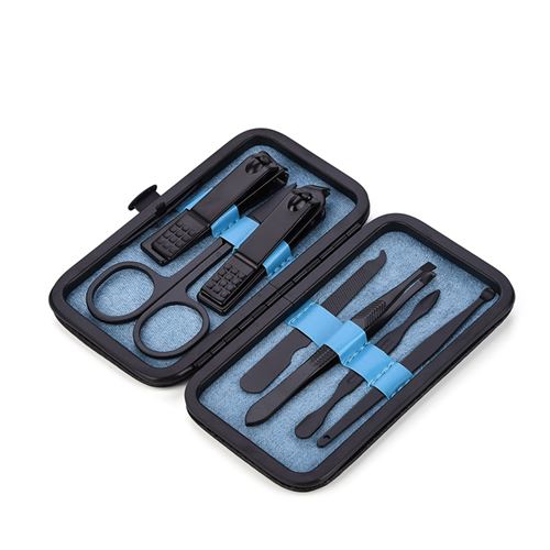 Kit de Manucure et Pédicure de voyage 7pièces Ckeyin MJ058B -Noir