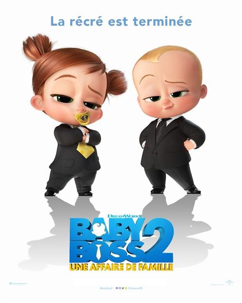 Baby Boss 2, Une Affaire de Famille - 2021 - DreamWorks - 116x158cm - Affiche de cinéma originale pliée