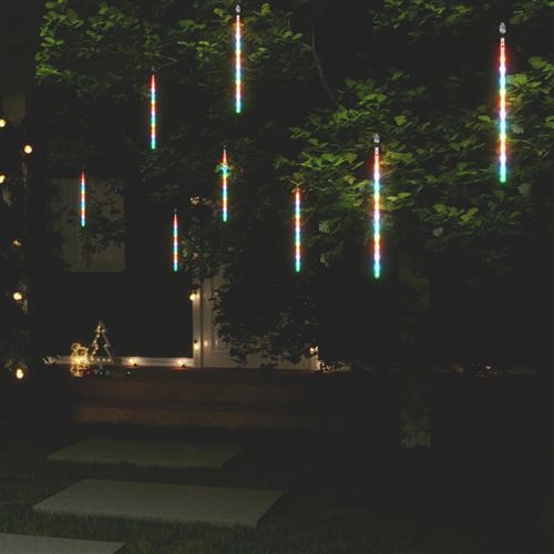 VidaXL Guirlandes lumineuses 8 pcs 30 cm 192 LED coloré
