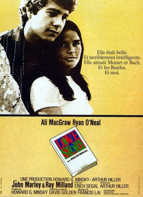 Affiche de Cinéma Originale - Love Story - 1971 Ali Mcgraw, Ryan O'neal - 40x60cm État correct - N/A reconditionné disponible sur Fnac