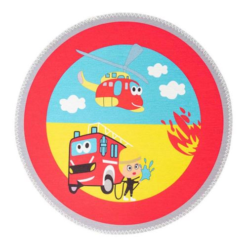Non Communiqué Rouge Tapis Enfant Imprimé "Playground Iii" 160Cm Multicolore - Image 1