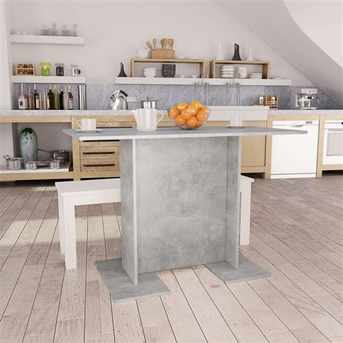 Vidaxl Gris Table De Salle À Manger Béton - Image 3