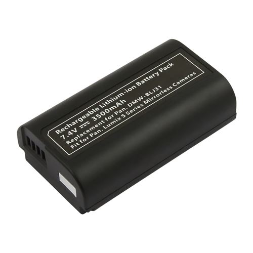 AVIZAR Batterie pour Appareil Photo Panasonic DMW-BLJ31E Li-ion 7.4V 3500mAh 25.9Wh Noir