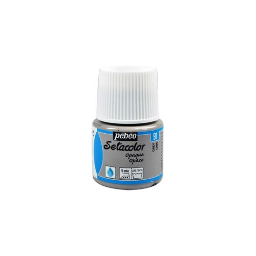 Pebeo Peinture Setacolor Pour Tissus Opaques P&eacute;b&eacute;o 45 Ml - Gris