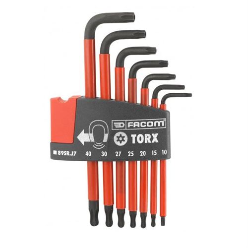Jeu De 7 Clés Mâles Torx - Resistorx - Facom - 89Sr.J7Pb