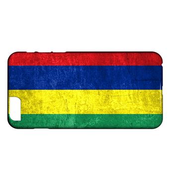 Coque TPU Semi-Rigide IPhone 6/6S + Câble - Design Drapeau USA/UK Rétro
